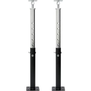 2 PCS Basement Floor Jack Post, Support Beam House Jack Post for Cellar Ceiling&Basement, 20" to 33" Height Range, 5500 lbs Min and Max Height Capacity, Adjustable House Jacks for Leveling
