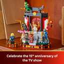 LEGO NINJAGO Ninja Character Display 15th Anniversary Building Toy for Kids, Ages 14+ - Ninja Playset W/Elemental Master of Lightning + 7 Minifigures - Gift Idea for Teen Boys & Girls - 71866