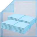 Healqu Disposable Underpads - Incontinence Bed Chux Pads for Adults, Kids, Elderly, and Pets - Fluid and Urine Bed Protection - Large, Super Absorbent Fluff and Polymer (24x36 Pack of 25)