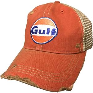 Gulf Distressed Vintage Adjustable Snapback Hat (Green)