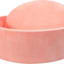 Foam Baby Ball Pit, 35.4"x 11.8" Ball Pits for Toddlers, Soft Round Kiddie Playpen Ball Pool for Kids with Soft Memory Sponge, Ideal Gift for Babies Indoor and Outdoor Game,Pink(Balls not Included)