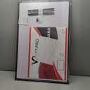 VIZ-PRO Magnetic Dry Erase White Board, 36 X 24 Inches, Black Aluminium Frame