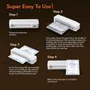 Uinkit 3.5mil 100Pack Clear Laminating Sheets, Menu Size, 11.5 x 17.5-Inch Laminate Pouches, Protector for Photo Papers, Use in Office School Supplies, Rounded Corner