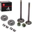 MOTO1988 Engine Valve Set Exhaust Valve Intake Valves For Honda XR100R XR80R CRF100F CRF80F NSF100 XL100S XL75 XL80S XR100 XR75 XR80 OEM 14711-152-000 14721-176-000