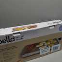 Bella 10" x 20" Electric Griddle with EverGood Ceramic Nonstick Coating, Removable Temperature Probe, Dishwasher-Safe Drip Tray & Cool Touch Handles, Cook up to 10 Eggs, 1500 Watt, Oatmilk
