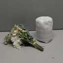 Fake Flowers Artificial Flowers with Vase, Faux Silk Flowers Fake Plants for Farmhouse Kitchen Dining Table Decorations, Fall Decorations for Home Office 