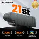 KING BIRD RV Cover, Heavy Duty 5-Layer Snow Protection, Fits 29-33ft 5th Wheel Campers, with Adhesive Repair Patches,Windproof Straps&Tire Covers