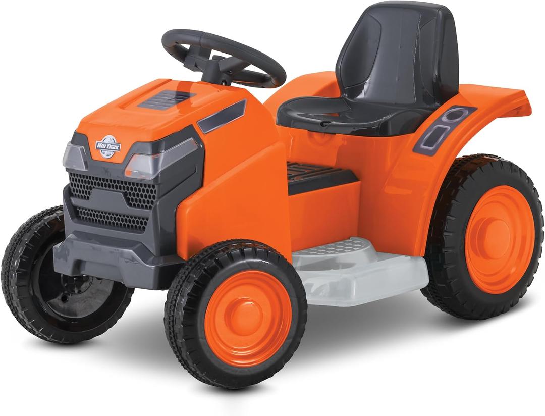 Kid Trax 6V Mow and Go Ride On Lawn Mower - Electric Cars for Kids, Toddler Outdoor Toys, Toddler Car, Kids Ride On Toys, Easy Drive, Durable, Ages 18-30 Months, Max Weight 44 lbs. 1.5 MPH, Large