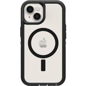 OtterBox iPhone 15 Plus and iPhone 14 Plus Defender Series XT Case - Black, screenless, Rugged, Snaps to MagSafe, Lanyard Attachment