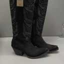 Ariat womens Laramie Stretchfit Western Boot (11, Distressed Black Suede)