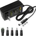 12V 3A Adapter Charger Power Supply Cord Fit for DOSS SoundBox XL, Braven Balance Balxgg BRV-X BRVX BRVXGWB BRVXBBB 805 855s BRV-HD, Bose Companion 2 Series II III 2 3 Bluetooth Speakers Replacement