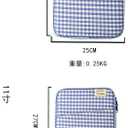 11Inch Cute Puffy Laptop Sleeve Fairycore Carrying Laptop Bag Cover Kawaii Tablet Liner Pouch Cottagecore Office Accessories (11inch,Black)