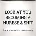 Funny Nurse Gifts for Women, Birthday Christmas Graduation Thanksgiving Nurse Day Nurse Week Gift for Nurses, Nurses Practitioner Gifts - Lavender Scented Candle
