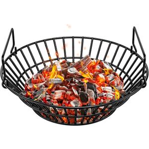 14 Inch Stainless Steel Charcoal Basket for Kamado Joe, Black