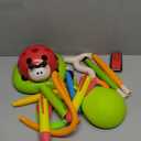 3 in 1 Musical Jump, Toss Ring Game and Stomping Launch Rocket Launcher for Kids Outdoor Toys with Remote Control, Indoor Outside Toy for Kids Ages 4-8 Toys for Ages 5-7 8-13 Birthday Gifts