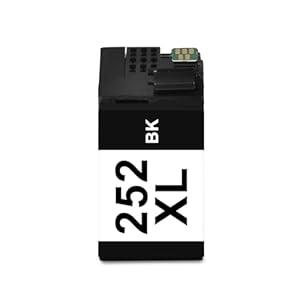 LEMERO Remanufactured Ink Cartridges Replacement for 252XL Black Ink Cartridge for Workforce WF-3620 WF-3640 WF-7110 WF-7610 WF-7620 WF-7710 WF-7720 Printer (1-Pack)