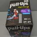 Pull-Ups Boys' Night-Time Potty Training Pants, Size 2T-3T Overnight Training Underwear (16-34 lbs), 68 Ct