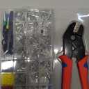 26 Types Automotive Wire Pin Connectors Kit, 1/1.5/1.8/2.2/2.3/2.8/3.5mm Non Insulated Terminal Pin Kit, Wiring Connectors Kit With Crimping Tool and Removal Tool