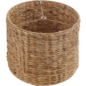 Aspen Creative 31605, Drum Spider Lamp Shade, Water Hyacinth, 12" Top x 12" Bottom x 9" Height