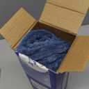 MIULEE Decorative Throw Pillow Covers for Couch Bed Livingroom 20x20 Inch Set of 2 Blue Boho Accent Throw Pllows Broadside Striped Patchwork Soft Corduroy Summer Coastal Pillowcases