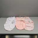 The Peanutshell Baby Swaddle Blankets Set of 3 - Baby Girl Sleep Sack for Newborn, Newborns Sack 0-3, 3-6 Month Swaddles, Soft & Breathable Cotton - Pink Floral (M/L)