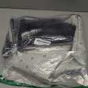 XZJMY 3 Pieces Bathroom Rugs Set,Bath Mat, Non Slip and Absorbent Mats,Floor Mat,U-Shaped Contour Rug and Toilet Lid Cover for Tub Shower & Bath Room,Purple (Black/Grey Mixed Color)