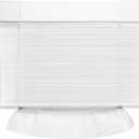 Paper Towel Dispenser by Oasis Creations, Holds 250 Paper Towels, Wall Mounted, Countertop Paper Towel Dispenser, Universal Paper Towel Holder- Clear