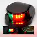 Boat Navigation Light,LED Marine Bow Light Front Warning Light for Pontoon Fishing Boat (Black)
