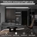 Hollywood Style Vanity Make Up Light 10FT, Bright Neon Light, Nightlight Night Light for Kids, Plug in Night Light for Adults Bedroom Soft White, Auto-On/Off, Can DIY Styling