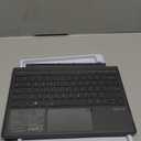 OMOTON Wireless Keyboard for Microsoft Surface Pro 7/7+/6/5/4/3 12.3 inch ONLY, Bluetooth Connection, Ultra-Slim Keyboard Type Cover with Touchpad, 7 Colors Backlit and Rechargeable, Grey