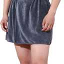 Men's Soft Towel Wrap Bath Bath Towel Absorbent Fall Chic Plush House Classic Summer Terry Cloth Bath Wrap (Small-X-Large, Grey)