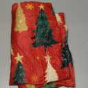 Horaldaily Christmas Flannel Blanket Throw, Christmas Red Tree Soft Fuzzy Plush Cozy Fleece Blankets for Couch Sofa Bed Lounging, Ideal Gifts for Kids Adults Wife Self, 50x60