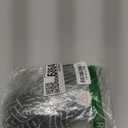 JUSTFASHIONNOW Womens Summer Tops Striped T-Shirts 2025 Ruffle Short Sleeve Crew Neck Casual Blouses with Pocket (X-Large, Green)