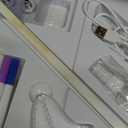 Led Drawing Board for Kids, Rechargeable LED Note Board with Colors 12 Markers, Light Up Acrylic Dry Erase Lumi Board with Stand for Classroom/Office/Home Christmas Decor/Gifts (White, 7.8x11.8in)