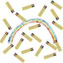 Lucky Art Crayonology Rainbow Crayons each Crayon has 6 Colors (bulk set of 23 Pieces) Fun Educational And Learning Activities For Kids (Bright Color)