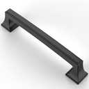 Asidrama 10 Pack 5 Inch(128mm) Matte Black Kitchen Cabinet Handles, Cabinet Pulls Kitchen Cabinet Hardware Cupboard Handles Drawer Handles Dresser Pulls