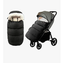 Waterproof Thickened Universal Stroller Blanket Baby/Toddler Stroller Footmuff, Sleeping Bag & Bunting, Cold Weather Winter Cover（Dark Grey）