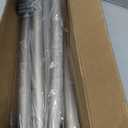 Brushed Nickel Curved Shower Curtain Rod for Bathroom 33-78 In Adjustable Rounded Shower Rod, RustProof Stainless Steel Non-Slip Bowed Shower Rods for Bathtub, Stall Extra Shower Space Need Drilling