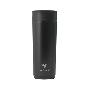 REDUCE Aspen 20 oz Vacuum Insulated Glass Tumbler with Lid & Extra Wide Straw - Keeps Drinks Cold for 12 Hrs - Ideal for Iced Coffee, Smoothies & Boba - Dishwasher Safe, Soft Base - Phantom