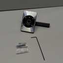 Kwikset Mirada Reeded Dummy Door Handle, Single Sided Lever for Closets, French Double Doors, and Pantry, Matte Black, Non-Turning Reversible Interior Push/Pull Lever, with Microban Protection