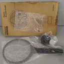 YISSVIC Electric Fly Swatter 4000V Bug Zapper Racket Dual Modes Mosquito Killer with Purple Mosquito Light Rechargeable for Indoor Home Office Backyard Patio Camping (Black-1 Pack)