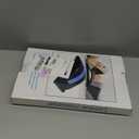 Back Stretcher for Lower Back Pain Relief, 4 Level Adjustable Lumbar Cracker Board Massager, Stretching Device for Scoliosis, Sciatica (Blue)