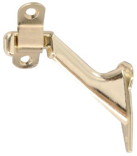 Hardware Essentials 852262 Utility Handrail Brackets Brass, Pack of 3