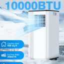Portable Air Conditioners - 2026 Upgraded 10000 BTU Portable AC for Room up to 450 Sq. Ft, 3 in 1 AC Unit with 24H Timer, Smart Sleep Mode, Remote Control, Air Cooler for Bedroom Kitchen Small-Rooms