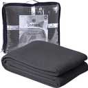 DOLLCENT 100% Cotton Twin Size Blanket for Bed, Premium Soft Combed Lightweight Blankets, Washed Breathable Cozy Bed Throw Blanket, Grey Twin Cotton Blankets for All Season: Grey (66"x90")