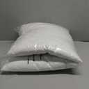 Set of 2, 95% Feather 5% Down Decorative Throw Pillow Insert, Cotton Cover, 12x20 Inch