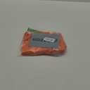 9x12 Orange Die Cut Handle Plastic Shopping Bags 100/cs