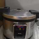 Commercial Rice Cooker, 10L/10.6QT Large Rice Cooker & Rice Warmer 50 CUPS Cooked Rice, Fast Cooking Electric Cooker with Auto Keep Warm, Non-stick Inner Pot for 10-20 People Use,120V