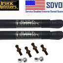 2 Truck Upfitters 16" Gas Props (15.7" Extended, 9.4" Compressed, 45 pounds of Pressure ea) for are, ATC, Snugtop, Leer Camper Shell/Truck Cap Rear Door. Measurement Required! Incl 4 Ball mounts!