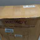 KEKOY Toilet Seat Risers for Seniors, with Commode Adjustable Height Width